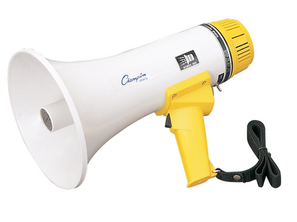 Power Megaphone with Pistol Grip 8 - 12 Watts (800 Yard Range)