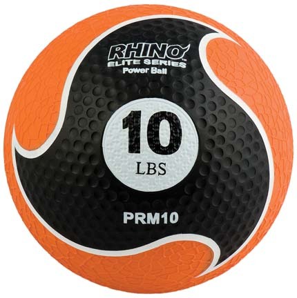 10 lb. Rhino&reg; Elite Medicine Ball