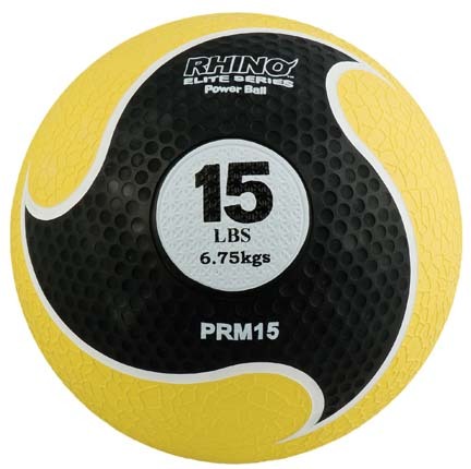 15 lb. Rhino&reg; Elite Medicine Ball