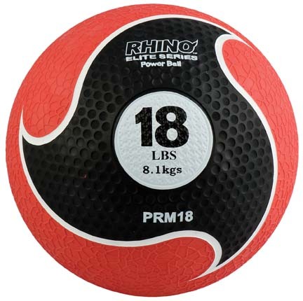 18 lb. Rhino&reg; Elite Medicine Ball