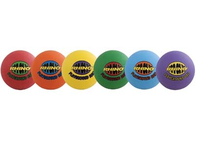 8.5" Rhino&reg; Playground Balls - Set of 6