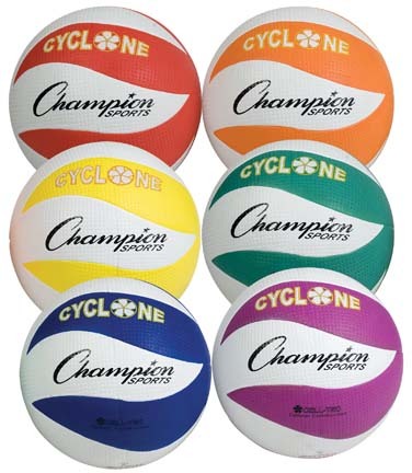 Cyclone Rubber Volleyball Set