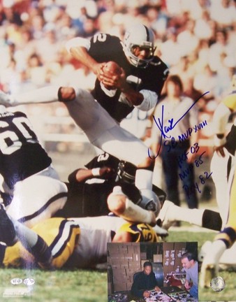 Marcus Allen Autographed "ROY 82, 85 MVP, SB XVIII MVP, HOF 03" Raiders 16" x 20" Photograph 