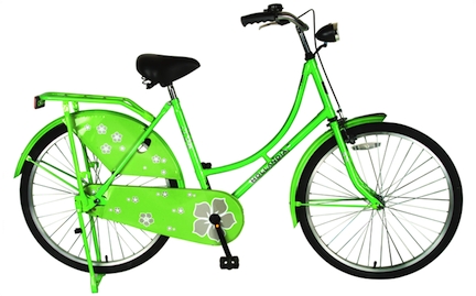 Hollandia New Oma 26" Bicycle (Electric Green)