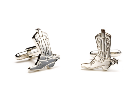 Boots and Spurs Cuff Links - 1 Pair