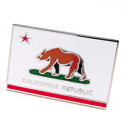 California State Flag Cuff Links - 1 Pair