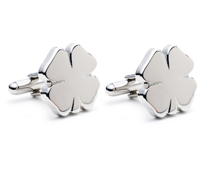 Four Leaf Clover Cuff Links - 1 Pair