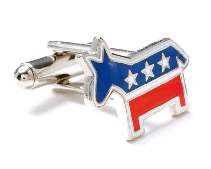 Democratic Donkey Cuff Links - 1 Pair