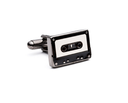 Mix Tape Cuff Links - 1 Pair