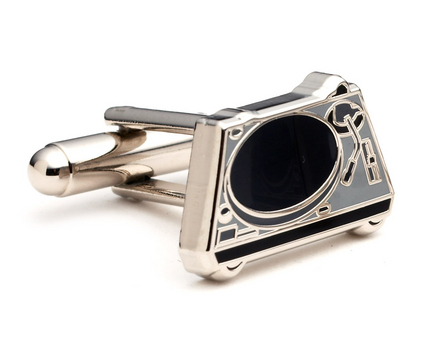 DJ Turntable Cuff Links - 1 Pair