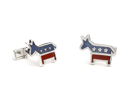 Donkey Sterling Silver Cuff Links - 1 Pair