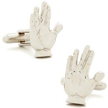 Live Long and Prosper Cuff Links - 1 Pair