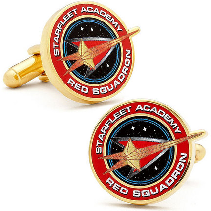 Star Trek Red Squadron Cuff Links - 1 Pair