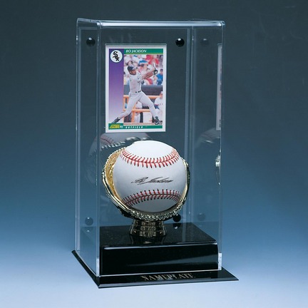 Deluxe Card and Baseball Display Case
