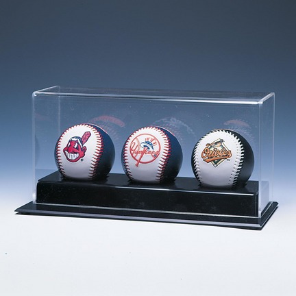 Deluxe Three Ball Display Case