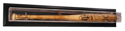 Mirror Back Baseball Bat Display Case (Black)