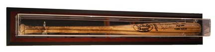 Mirror Back Baseball Bat Display Case (Mahogany)