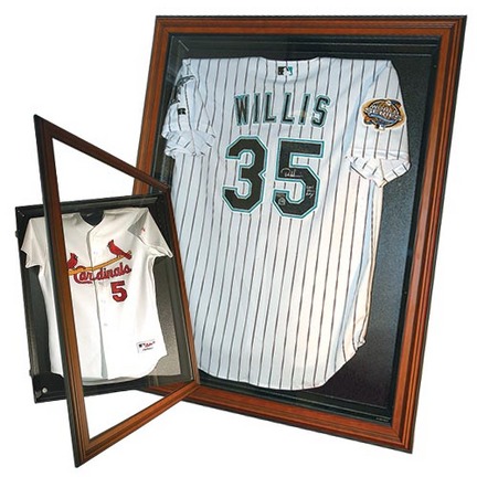 Ultimate Collectors Wood Frame Cabinet Style Jersey Display Case