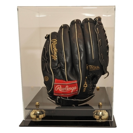 Black Acrylic Baseball Glove Display Case