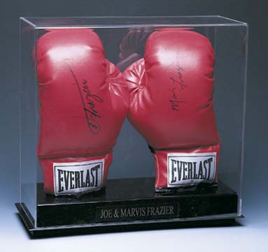 Double "Vertical" Boxing Glove Display Case
