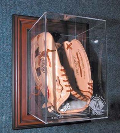 Case-Up Baseball Glove Display Case with Black Frame