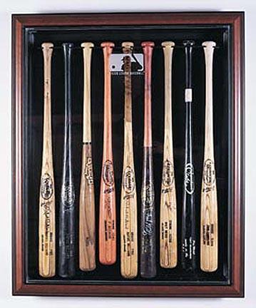 Removable Face Style 9 Bat Display, Brown