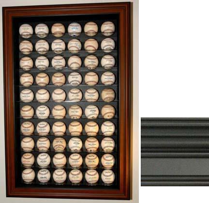 60 Baseball Display Case (Black Finish)