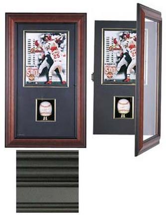 Coach's Choice Single Baseball and 8" x 10" Photograph Shadow Box (Black)