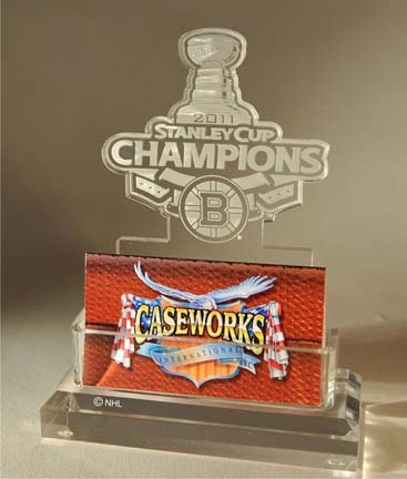 Boston Bruins 2011 Stanley Cup Champions Business Card Holder in Gift Box