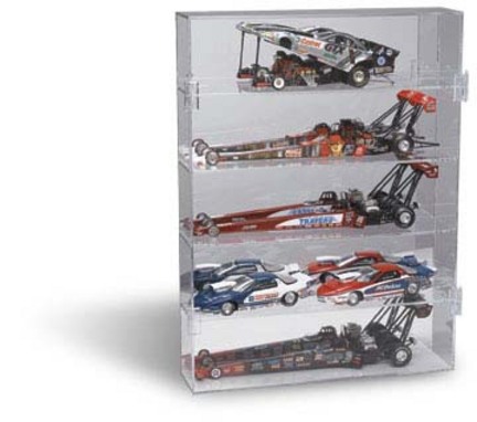 5 Top Fuel Dragsters 1/24 Scale Display Case from Clearwater Displays