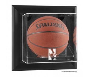 Buy Northwestern Wildcats Black Framed Wall Mountable Logo Basketball Display Case now!