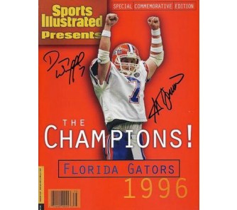 Buy 1996 Florida Gators Championship QB Danny Wuerffel and Coach Steve Spurrier Dual... now!
