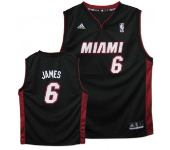 black miami heat lebron jersey