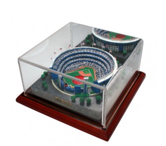 Shea Stadium (New York Mets) Limited Edition Replica Fan Painted with Collector Case - Gold Series