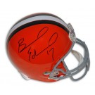 Braylon Edwards Autographed Cleveland Browns NFL Riddell Replica Full Size Helmet by