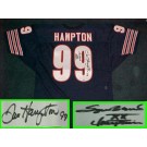 Dan Hampton Autographed Chicago Bears Throwback Blue Jersey with "SBXX Champion"... by