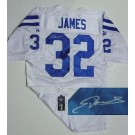 Edgerrin James Indianapolis Colts NFL Autographed Authentic (White) Puma Jersey by