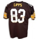 Louis Lipps Autographed Pittsburgh Steelers Black Throwback Jersey Inscribed with... by
