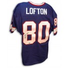 James Lofton Autographed Buffalo Bills Blue Throwback Jersey Inscribed with "HOF... by