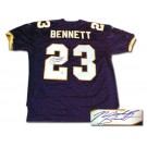 Michael Bennett Wisconsin Badgers Authentic Autographed Jersey by