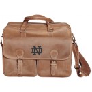NCAA Notre Dame Fighting Irish Sedona Canyon Leather Computer Briefcase by