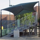 20' x 26' Slanted Bleacher Cover by