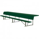 Store-All 15' Powder Coated Player's Bench with Shelf by