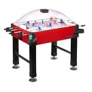 Signature Stick Hockey Game Table with Legs from Carrom Sports (Red) by