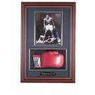 Boxing Glove and 8" x 10" Photograph Display Case with Black Frame by