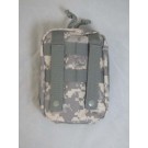 Digital Camo Fully Stocked MOLLE Tactical Trauma Kit First Aid Pouch by