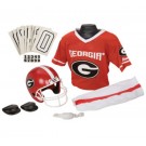 Franklin Georgia Bulldogs DELUXE Youth Helmet and Football Uniform Set (Medium) by