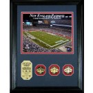 New England Patriots 3 Time Super Bowl Champions 8" x 10" Framed Photograph and... by