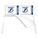 Tampa Bay Lightning Micro Fiber Queen Sheet Set by Kentex by