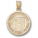 Cornell Big Red Bears "Seal" 5/8" Pendant - 14KT Gold Jewelry by